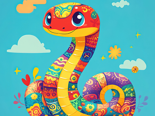 卡通蛇图片素材