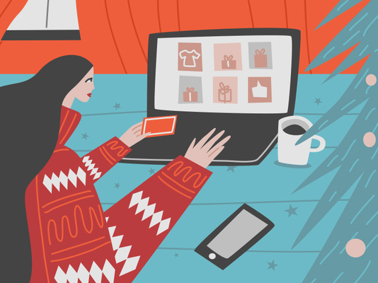 网购插画合集图片素材