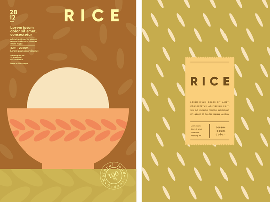 大米白面包装图片素材