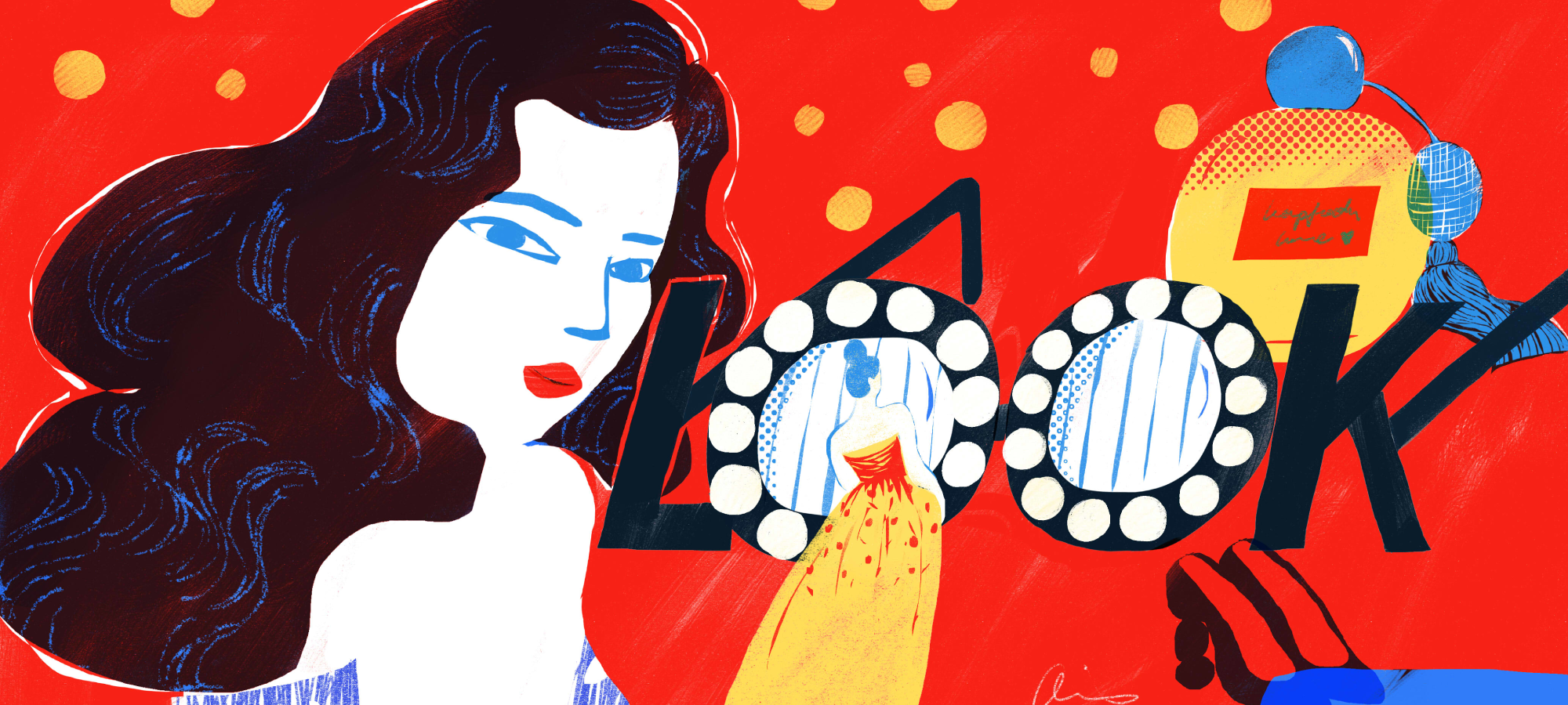 叙事场景人物插画