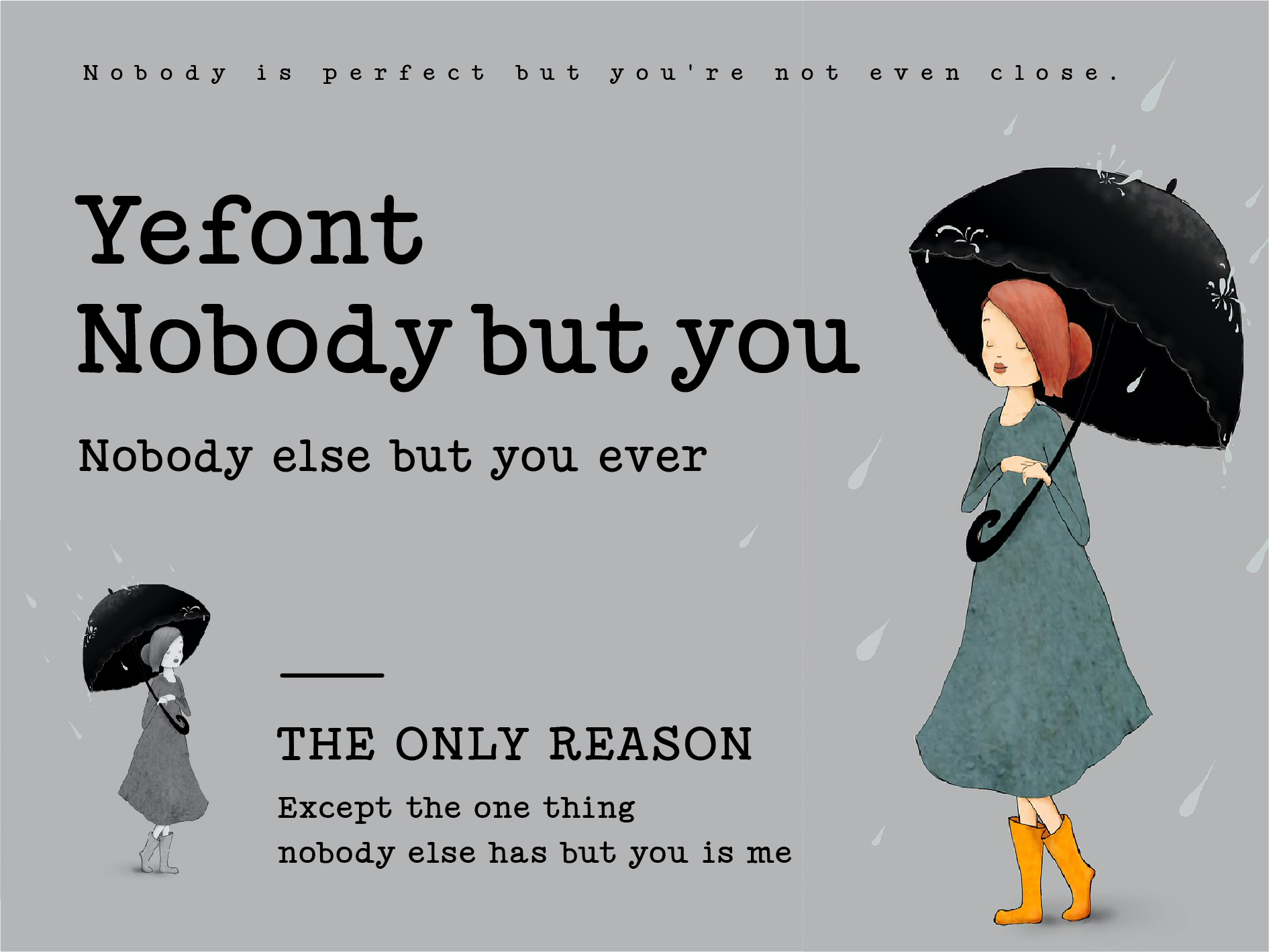 YEFONT Nobody but you.jpg