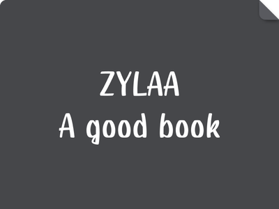 ZYLAA A good book