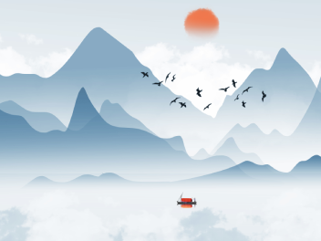 写意山水图片素材