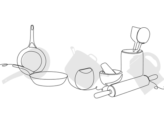 料理线条画精选视频