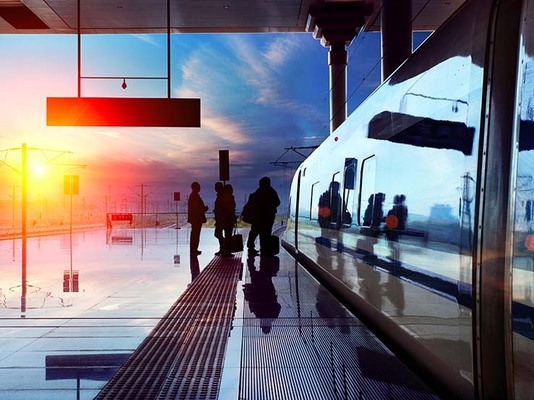 火车站台图片素材