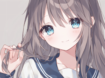 二次元女孩图片素材