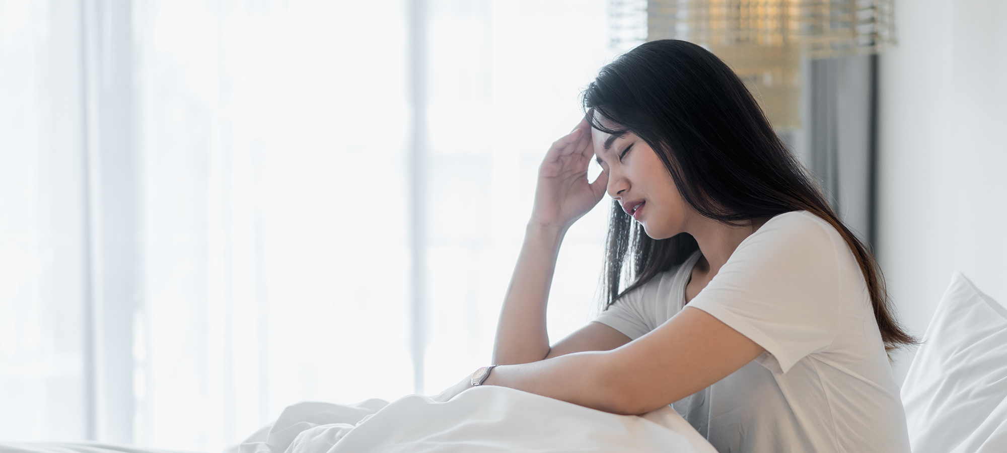 生病的女性